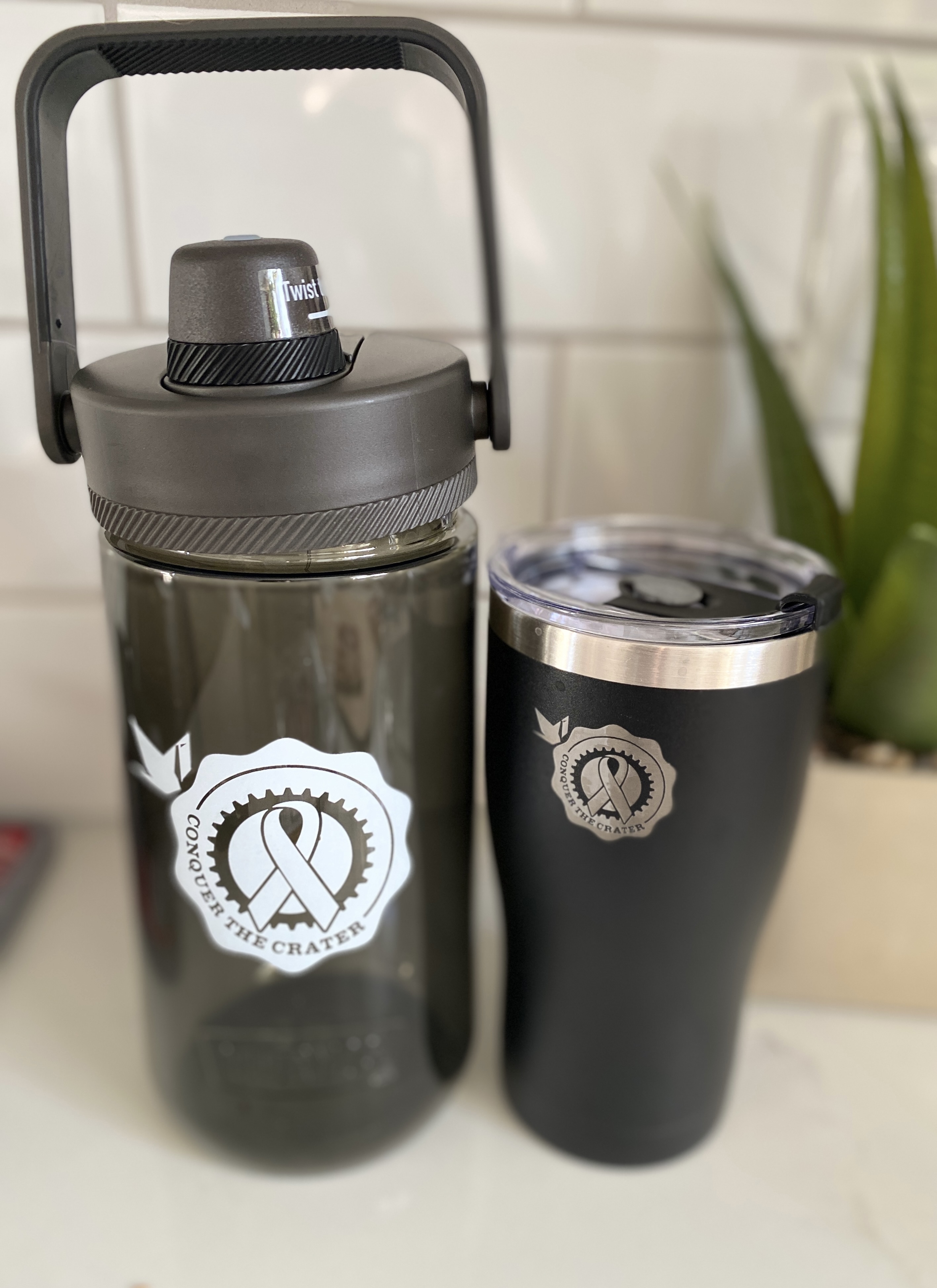 Miles Against Cancer Water bottle / thermos